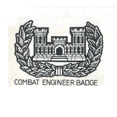 Combat Engineer Badge And Miscellaneous Insignia Herbert Booker