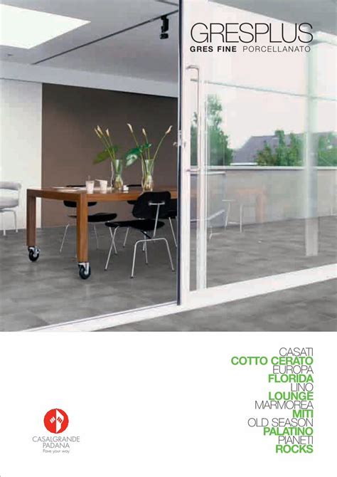 Pdf Gres Fineporcellanato Gresplus 2011 · Caratteristiche