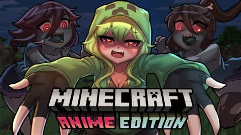 Minecraft Anime Zombie Girls And Creeper Explosions Vmggame