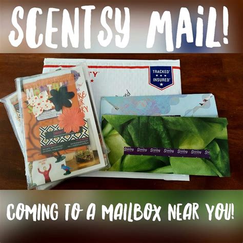 scentsy mail day sending    packet   recruit   letters