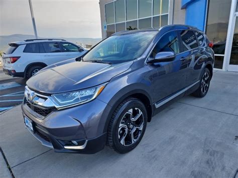 Pre Owned 2018 Honda Cr V Touring 4 Door Wagon In Lewiston H11646b