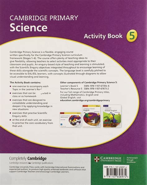 Cambridge primary science is a flexible, engaging course written specifically for the cambridge primary science curriculum framework. Text