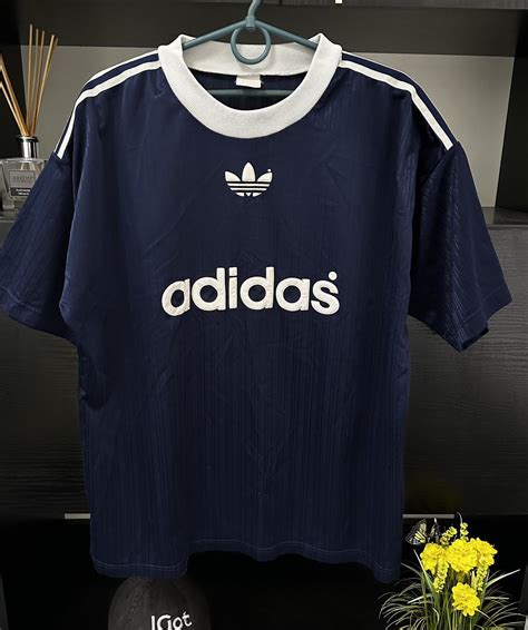 Adidas Vintage 90s Adidas Blokecore Big Logo Hype Y2k Jersey Shirt