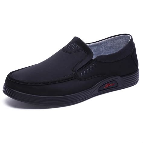 New Arrival Spring Summer Comfortable Casual Shoes Mens Canvas Black