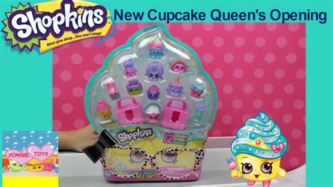 shopkins cupcake queen s sprinkle party collection pack opening youtube