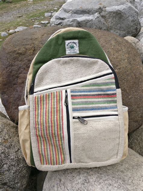 Himalayan Hemp Bag Hemp Backpack Marichi The Himalayan Shoppe