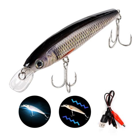Rechargeable Led Vibrating Lure Bait Cjdropshipping