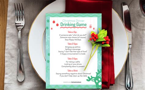 Great company, a stellar holiday meal download these printable cards and cut them into individual pieces. Christmas Dinner Drinking Game, This Will Spice Up Your ...