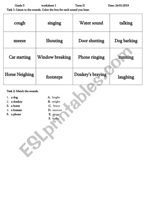 Sound Worksheet With Answers Worksheets Phonics All Sheets Database