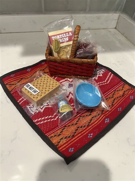 American Girl Saiges Complete Picnic Set~play Food~retired~new In Box 550402206185 Ebay