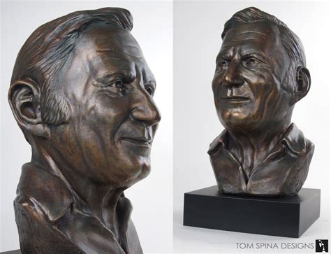 Bronze Bust From Photos Memorial Tribute Statue Tom Spina Designs