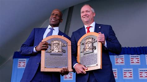 Fred McGriff And Scott Rolen Are Inducted Into Baseball Hall Of Fame The New York Times