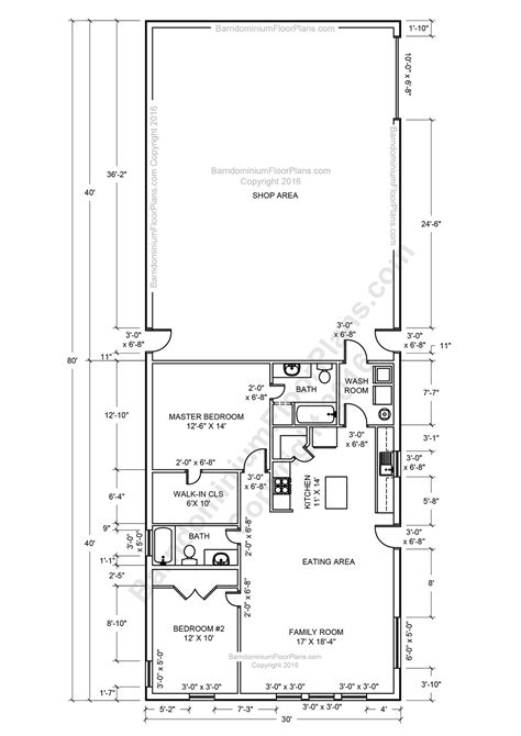 Barndominium Floor Plans Pole Barn House Plans And Metal Barn Homes