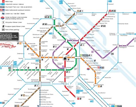Raspored Bečkih Metro Linija Sva Kulturna Zbivanja U Beču Na Jednom