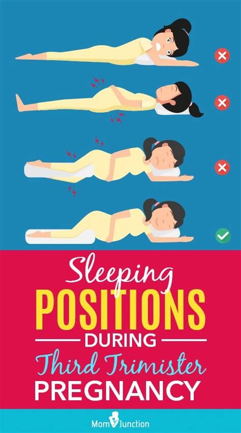 three women are sleeping in different positions and the text reads sleeping positions during