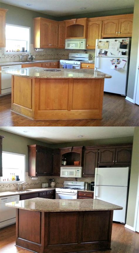 However, there is no way i would attempt using gel stain on my kitchen cabinets as others have. How to gel stain your cabinets with ease | Stained kitchen ...
