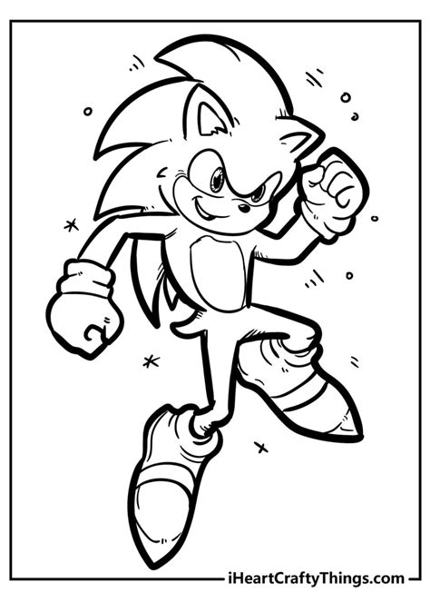 Printable Sonic The Hedgehog Coloring Sheets