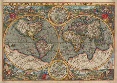 Old Maps World Globe Ancient Map Wall World Map World Etsy