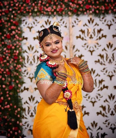 Iyengar Bride South Indian Wedding Indian Bride Andal Kondai Makeup And