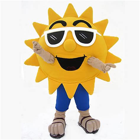 Cosplay Summer Beach Sunshine Cool Joyful Sunglasses Sun Mascot Costume