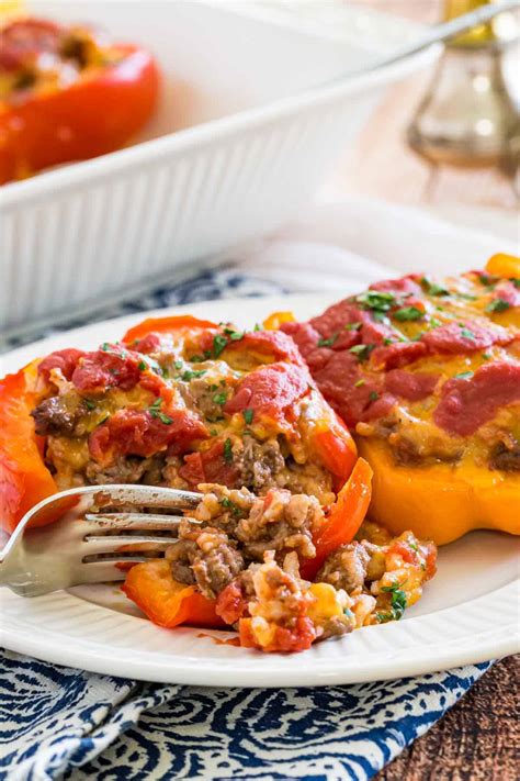 Classic Stuffed Peppers Cupcakes And Kale Chips