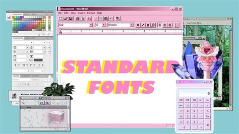 Finding a font to install. Standard Fonts Made Aesthetic - YouTube