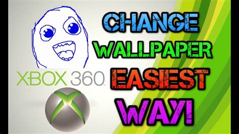 How To Change Your Xbox 360 Background Image Wallaper Easiest Way