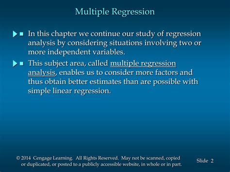 Ppt Chapter 15 Multiple Regression Powerpoint Presentation Free