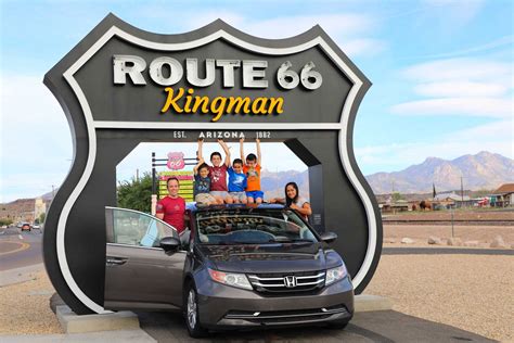 Take A Selfie Under The Drive Through Route 66 Arch Grand Canyon