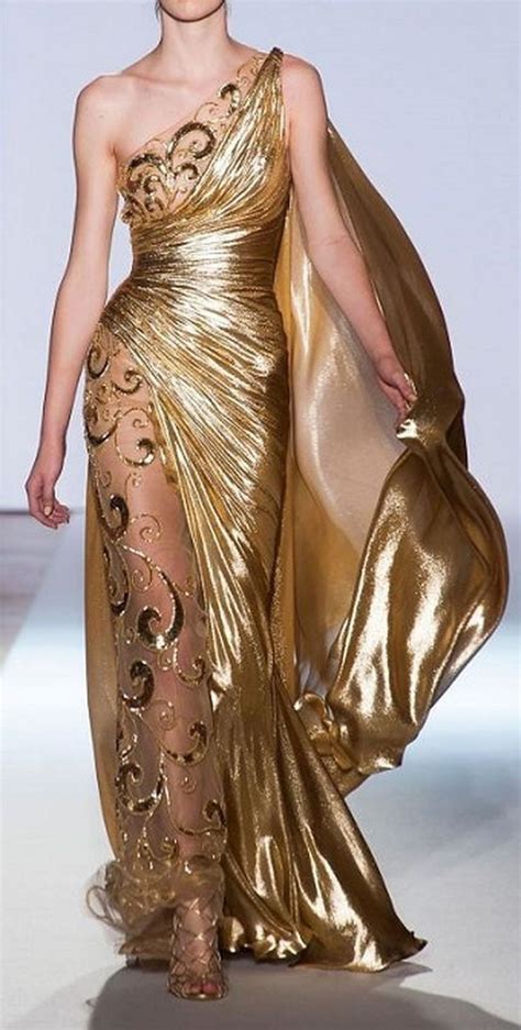 Totally Stunning Gold Dress Ideas 42 Zuhair Murad Haute Couture