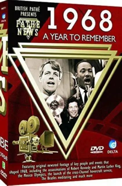 British Pathe News 1968 A Year To Remember New Dvd Top Quality Free Uk