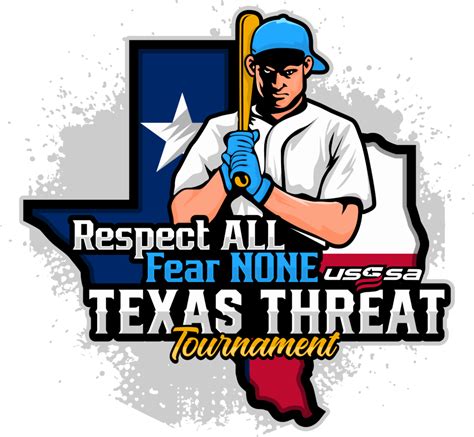 Respect All Fear None Texas Threat Tournament 2022 Mcallen Tx Usssa Texas Baseball