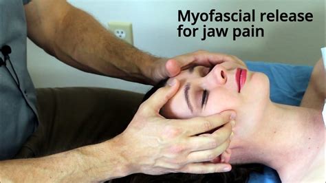 Massage Tutorial Myofascial Release For Tmj Jaw Pain Youtube