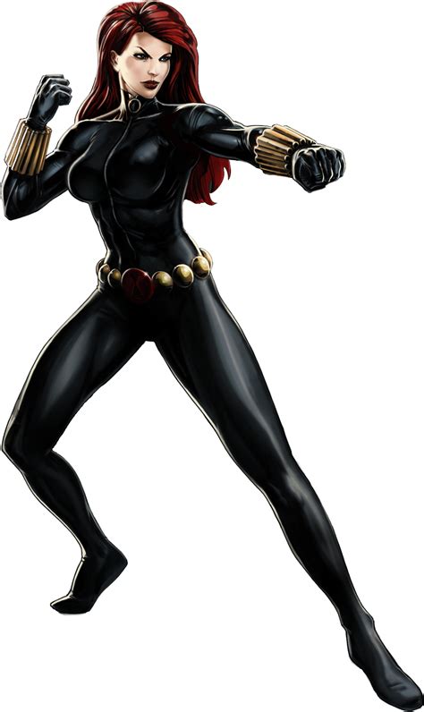 Black widow wears a skin tight spandex and sometimes reveals her cleavage, still covers everything at least. Classic Marvel Forever - MSH Classic RPG | Black Widow