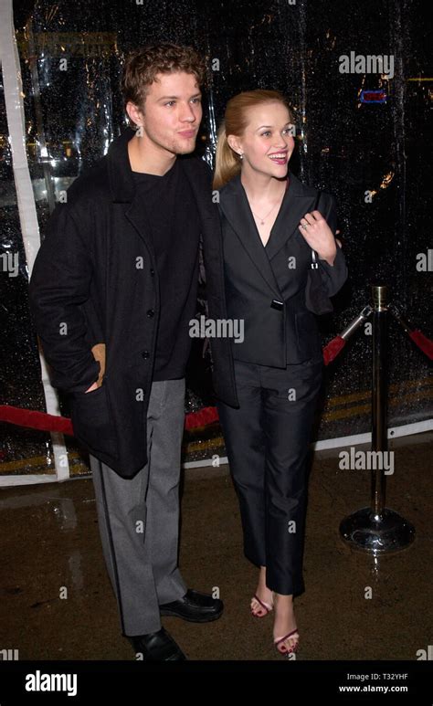 Los Angeles Ca January 10 2001 Actor Ryan Phillippe And Actress Wife Reese Witherspoon At The