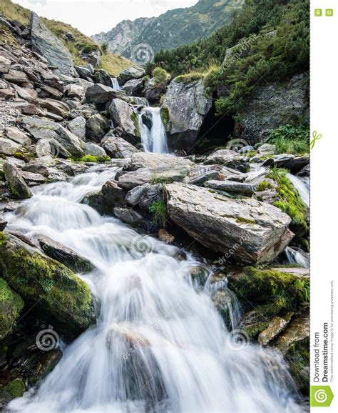 Waterfall From Ravine Stock Image Image Of Vibrant Europe 76802255