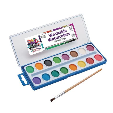 Buy Color Splash A Watercolor Paint Set 16 Colors Online At Lowest Price In Ubuy India B00n9qnpn6