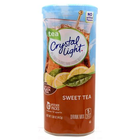 Crystal Light Sweet Tea 12 Quart 156 Ounce Canister Pack Of 4