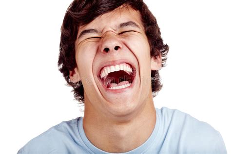 Laughing Guy Closeup Stock Photo Image Of Student Face 33829888