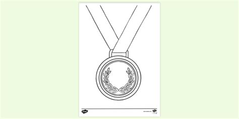 20 Medal Coloring Page Broughansusie