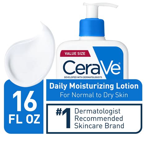 Cerave Daily Moisturizing Lotion For Normal To Dry Skin 16oz