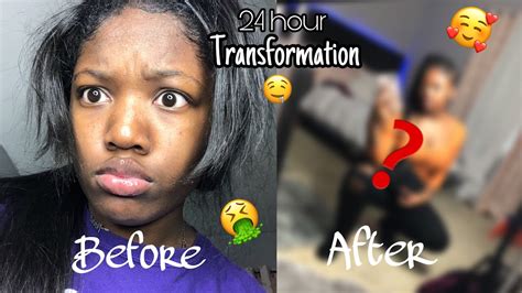 Busted To Baddie Transformation In 24 Hours Challenge Youtube