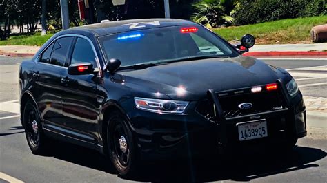Azusa Police Unmarked Ford Taurus Responding Code 3 Youtube