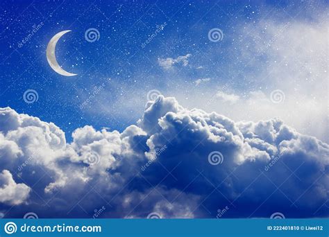Fantasy Night Cloudscape Stock Photo Image Of Cloudscape 222401810