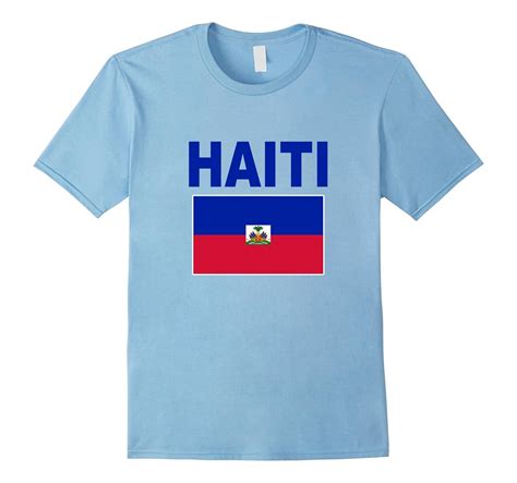 Haiti Flag T Shirt Cool Fashion Haitian Unisex Top Tee T Shirt Managatee