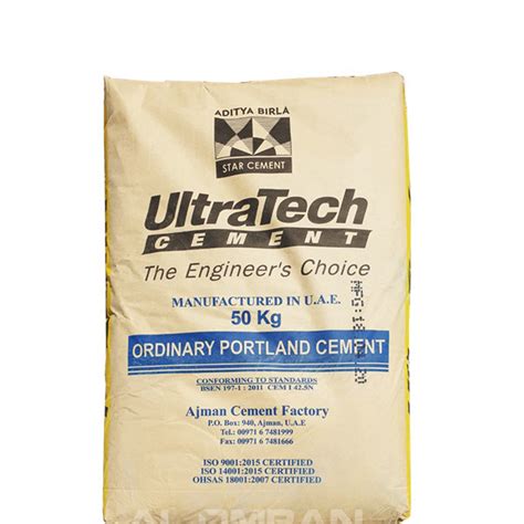 Ultratech Cement Ordinary Portland Cement Opc 50kg Alliance