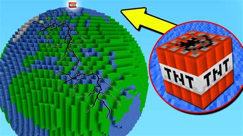 Tnt Vs Planeta Terra Minecraft Youtube