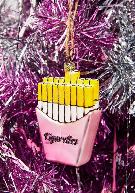 Some exhibits in carnegie museum of natural history can be better appreciated through a visit to carnegie. Holiday Cigarettes Christmas Tree Ornament Pink Yellow ...