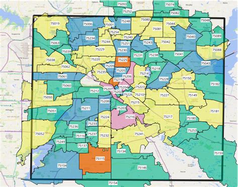 Fort Worth Zip Code Map Afp Cv Within Dallas Zip Code Map Printable Images