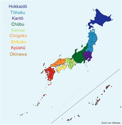 Découvrez les régions du Japon avec des cartes détaillées